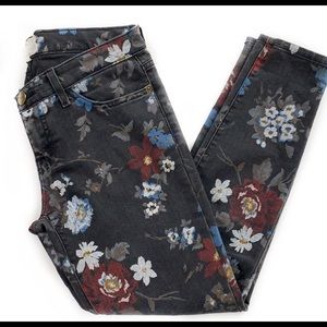 Current/Elliott • Stiletto Jeans Black Wild Flower